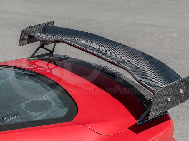 2024-UP FORD MUSTANG S650 COUPE | APR STYLE CARBON FIBER REAR HIGH WING SPOILER